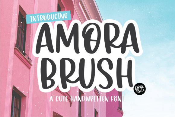 Amora Brush: A Versatile Handwritten Font for Creative Design