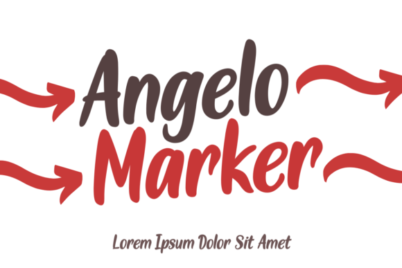 Angelo Marker: A Neat Brushed Handwritten Font