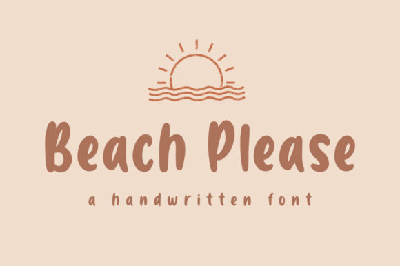 Beach Please: Playful Typography for Modern Design