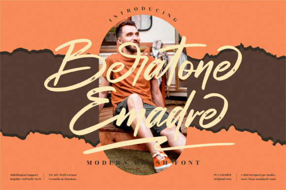 Beratone Emadre: Elegant Script for Modern Design
