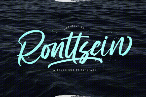 Bringing Designs to Life with the Ronttsein Handwritten Font