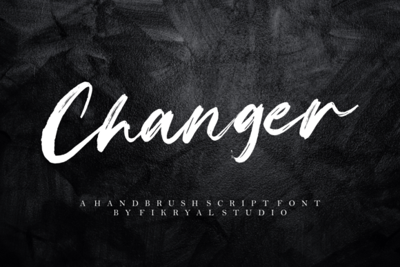 Changer: Elevating Design with Authentic Brushed Handwritten Typography