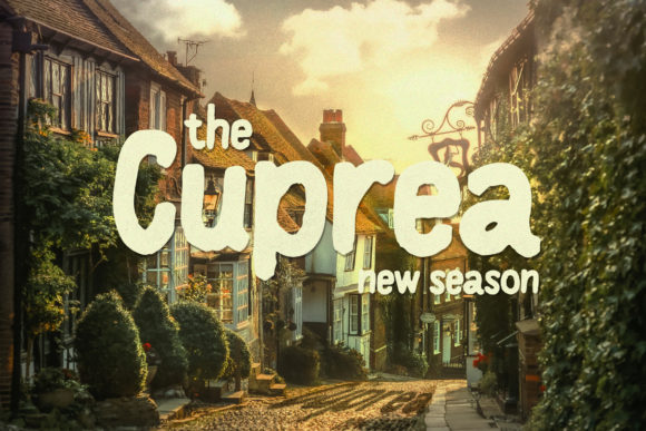 Cuprea: Elevating Design with a Fun, Paint-Brushed Display Font