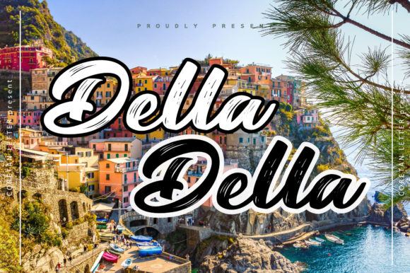 Della Della: Bold Cursive for Modern Design