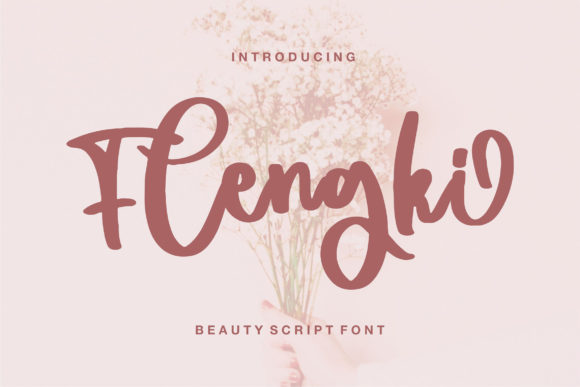 Flengki: Whimsical Script for Bold Designs