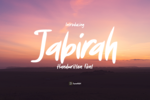 Jabirah: The Paint-Brushed Script for Bold Design