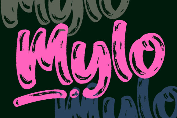 Mylo: The Brushed Display Font That Defines Urban Aesthetics