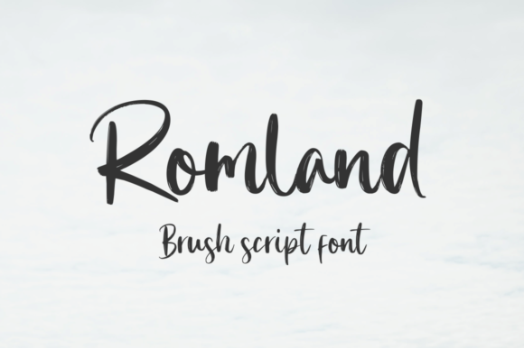 Romland: A Balanced Brushed Handwritten Font