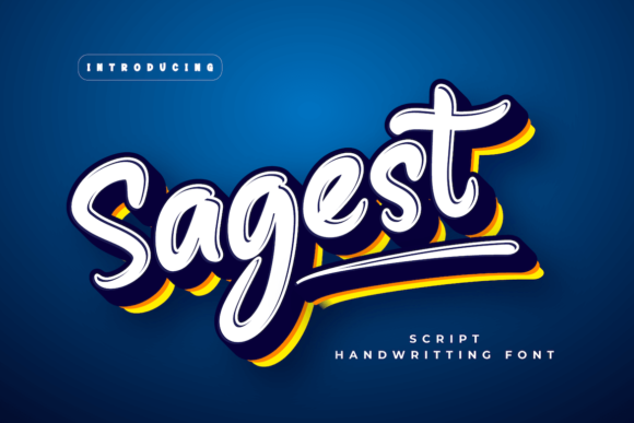 Sagest: A Stylish Handwritten Font for Modern Design