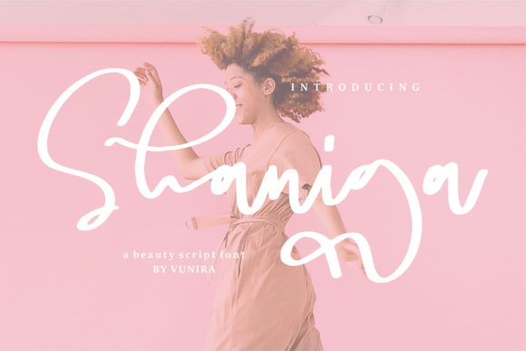 Shaniga: The Whimsical Paint-Brushed Script That Brings Authenticity to Modern Design
