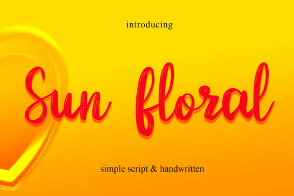 Sun Floral: A Delicate Script for Elegant Design