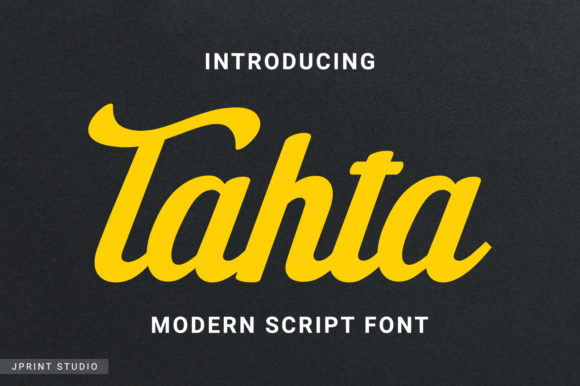 Tahta: Elevating Your Brand with Bold, Vintage Handwritten Typography