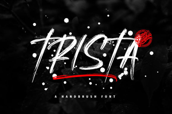 Trista: The Brushed Display Font That Elevates Design